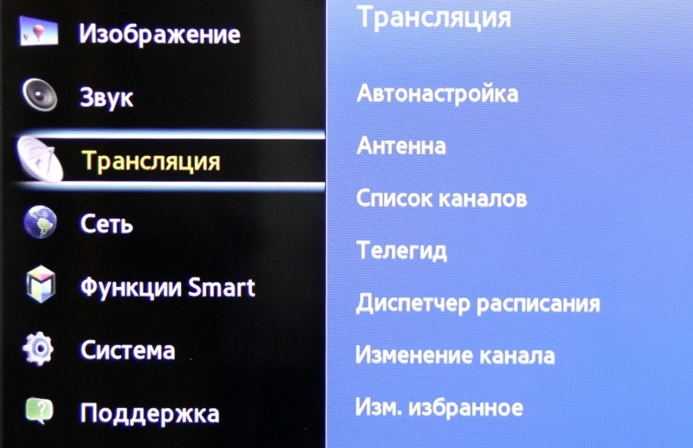 Телевизионная вкладка Samsung